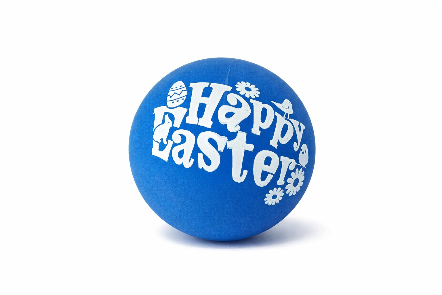 Blue Easter Egg Bouncy Ball